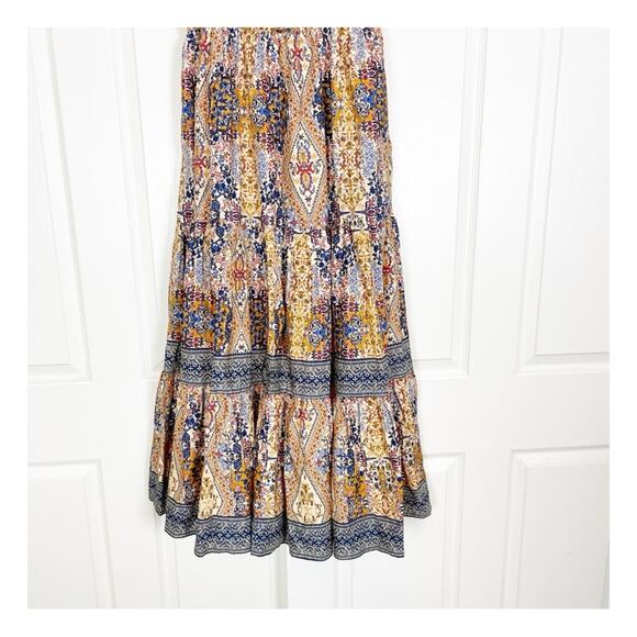 Caroline Constas Diamond Floral Tiered Sleeveless Maxi Dress NWT - Picture 8 of 11